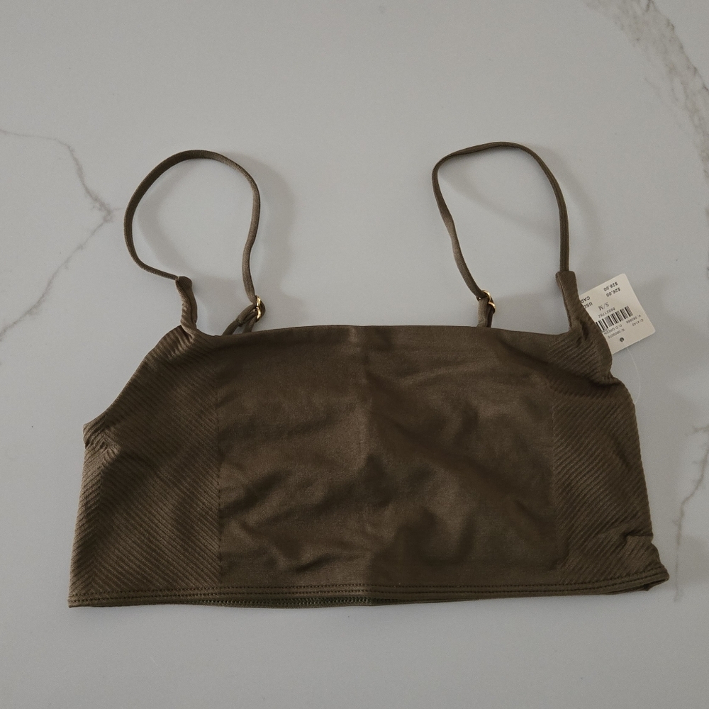 Anthropologie Seamless Square Neck Bralette - Picture 2 of 7